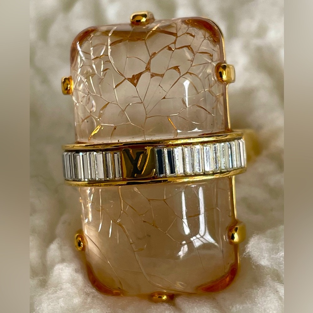 Louis Vuitton “Rock My World” cocktail ring